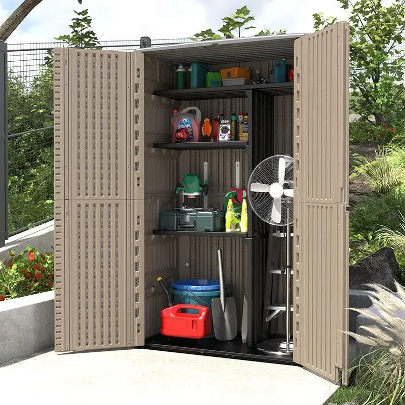 Storage & Organization - Mueble de almacenamiento para exteriores, mueble