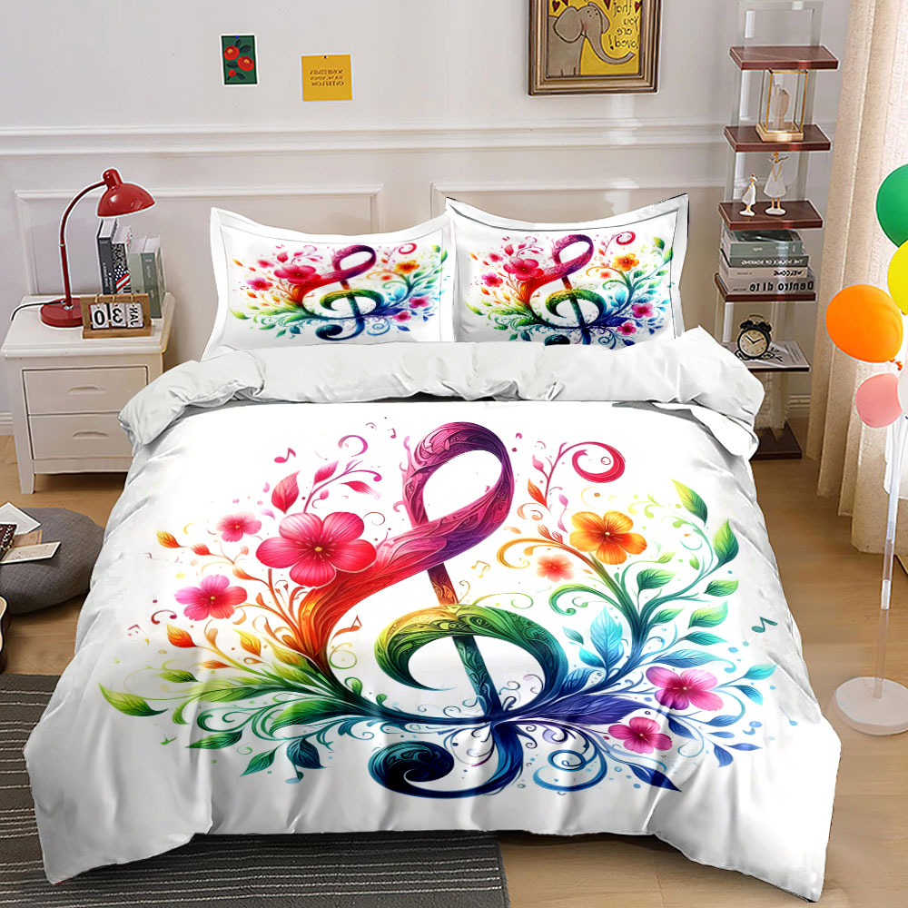 Duvet Cover Sets With Zipper - Juego de funda nórdica con estampado