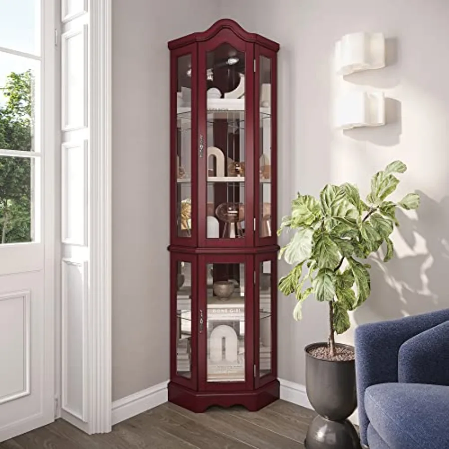 Storage & Organization - Mueble de exhibición de esquina con