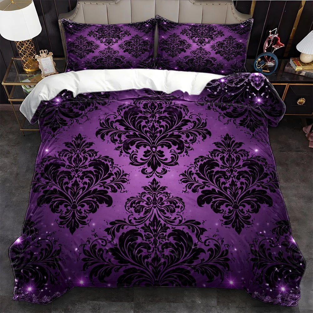 Duvet Cover Sets With Zipper - Juego de Funda Nórdica Floral de