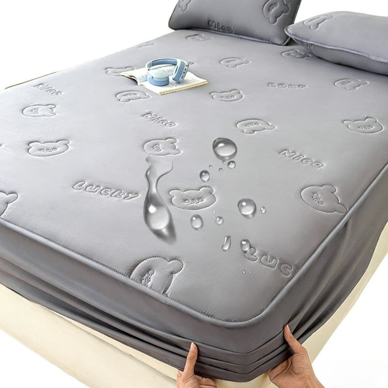 Waterproof Mattress Protector Breathable - Protector de Colchón Ultrasónico Acolchado Impermeable