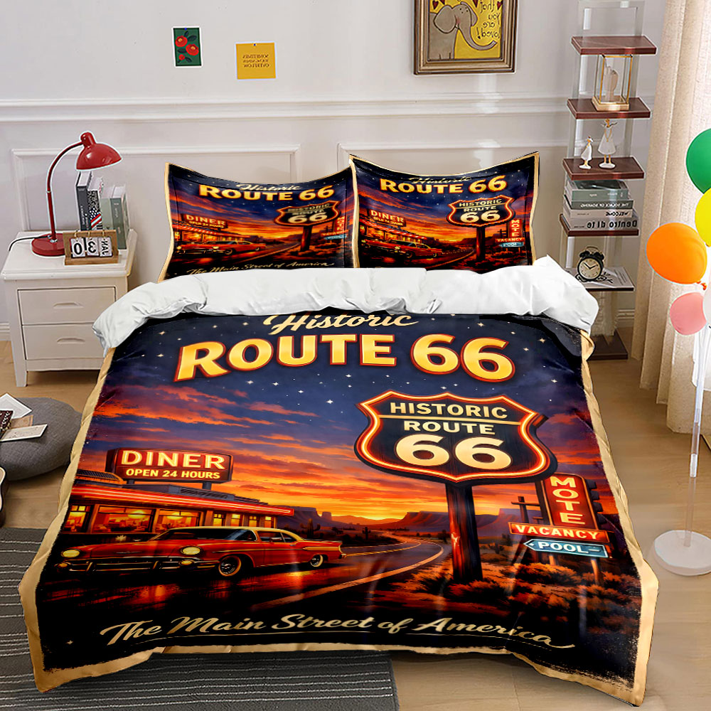 Duvet Cover Sets With Zipper - Juego de funda nórdica con estampado