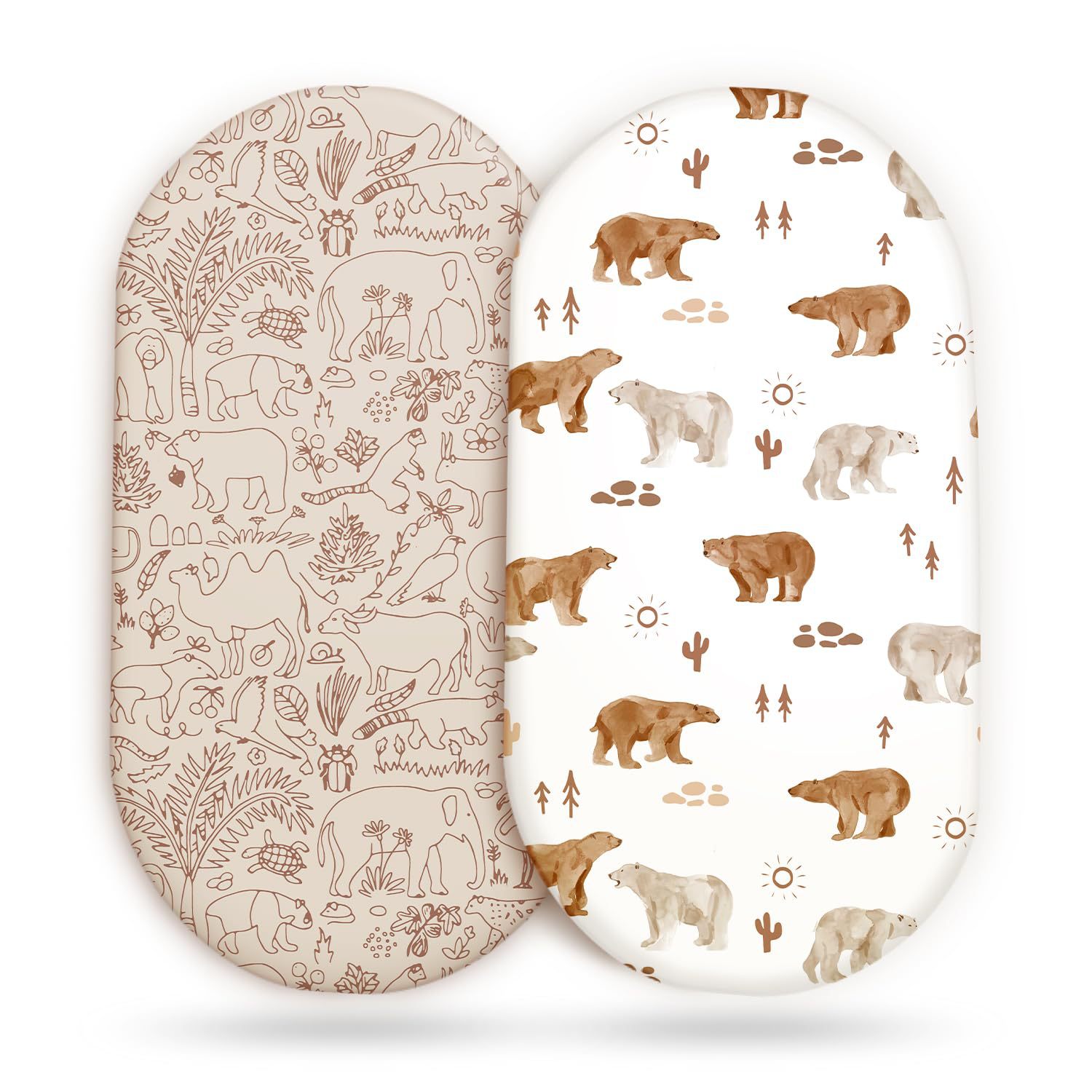 Muslin Cotton Bedspread - Sábanas de muselina para Moisés para