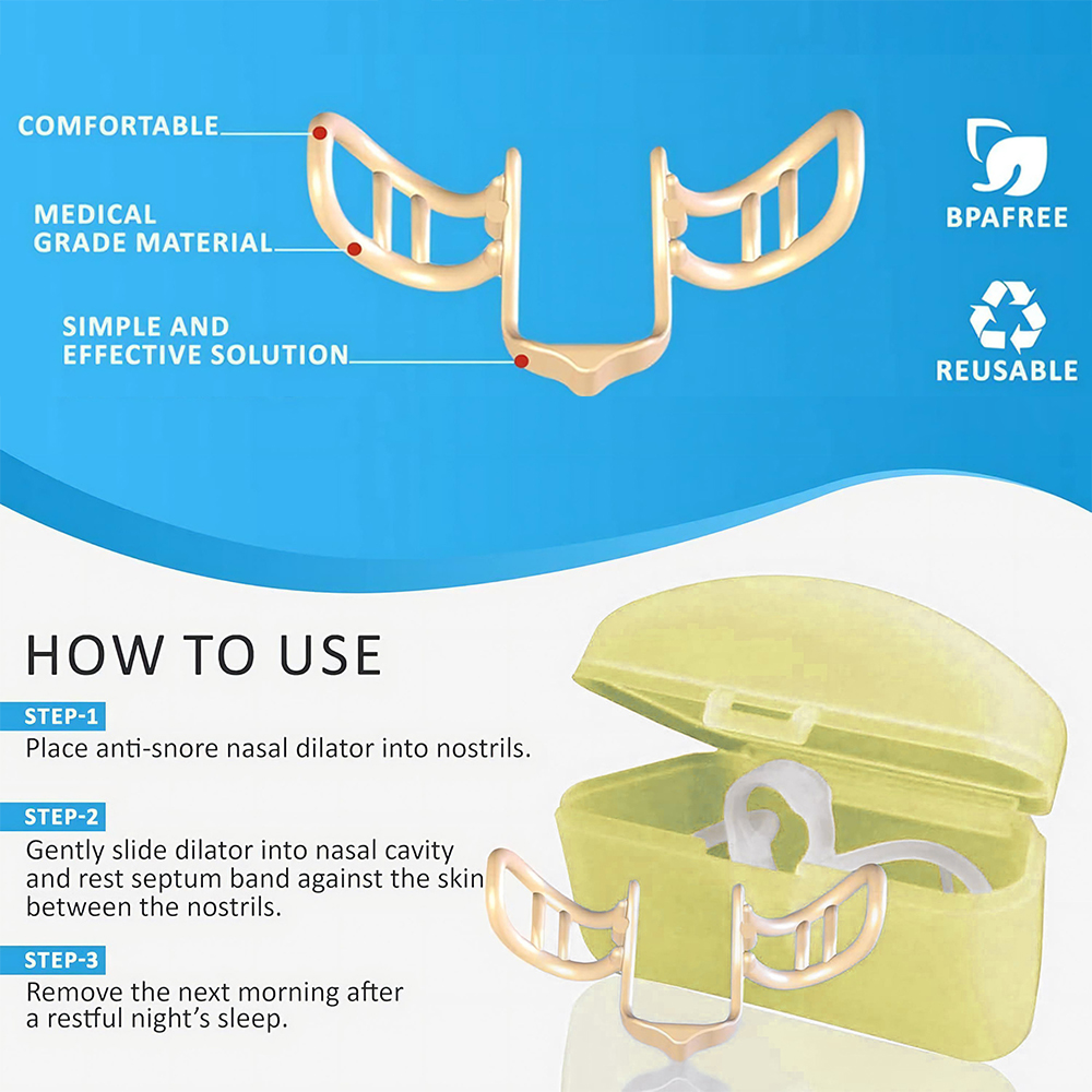 Nuevo Dilatador Nasal Anti Ron - Anti Snore Contour Pillow reseña y precio