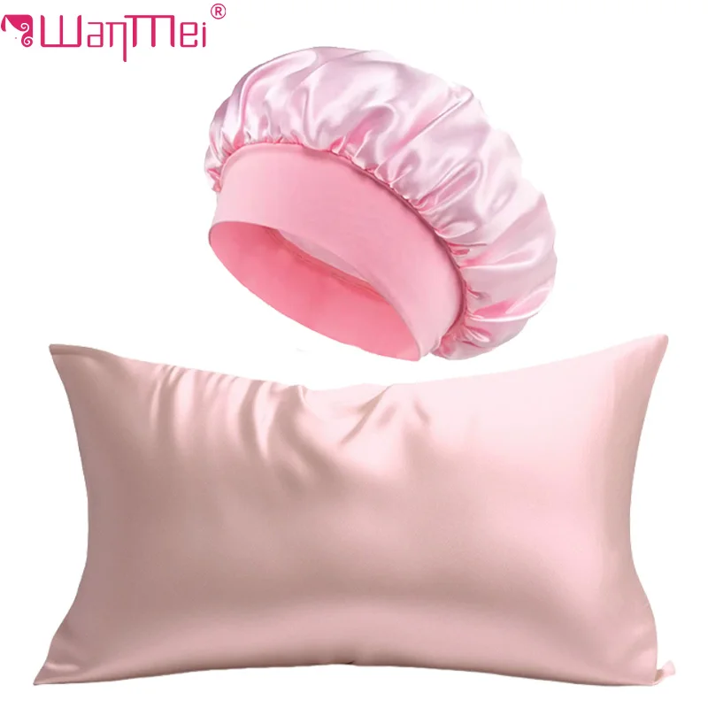 Juego de funda de almohada de  - Satin Silk Pillowcase Hair Skin reseña y precio