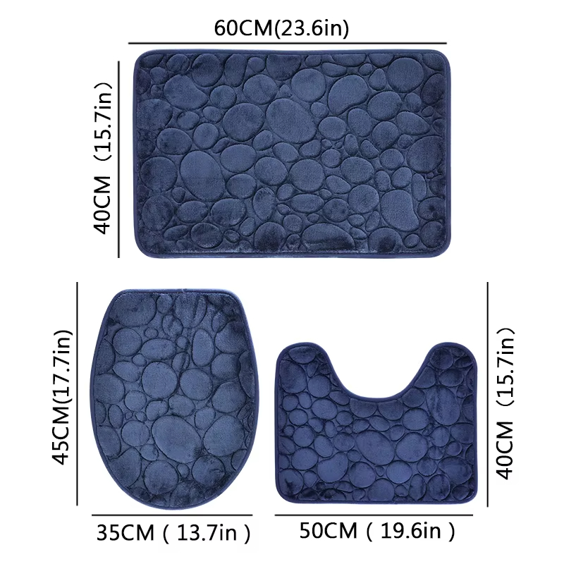 3 unids/set alfombrillas de ba - Quick Dry Diatomite Bath Mat reseña y precio