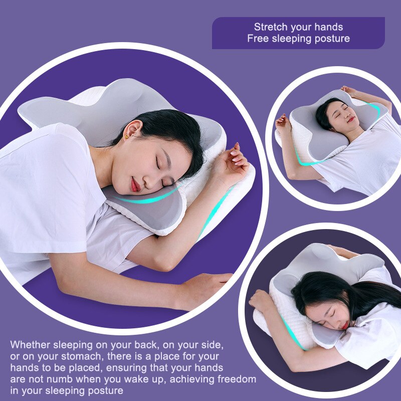 Almohadas de espuma viscoelást - Memory Foam Orthopedic Pillow Neck Pain reseña y precio