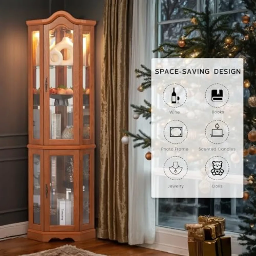 Vitrina de esquina para guarda - Storage & Organization reseña y precio