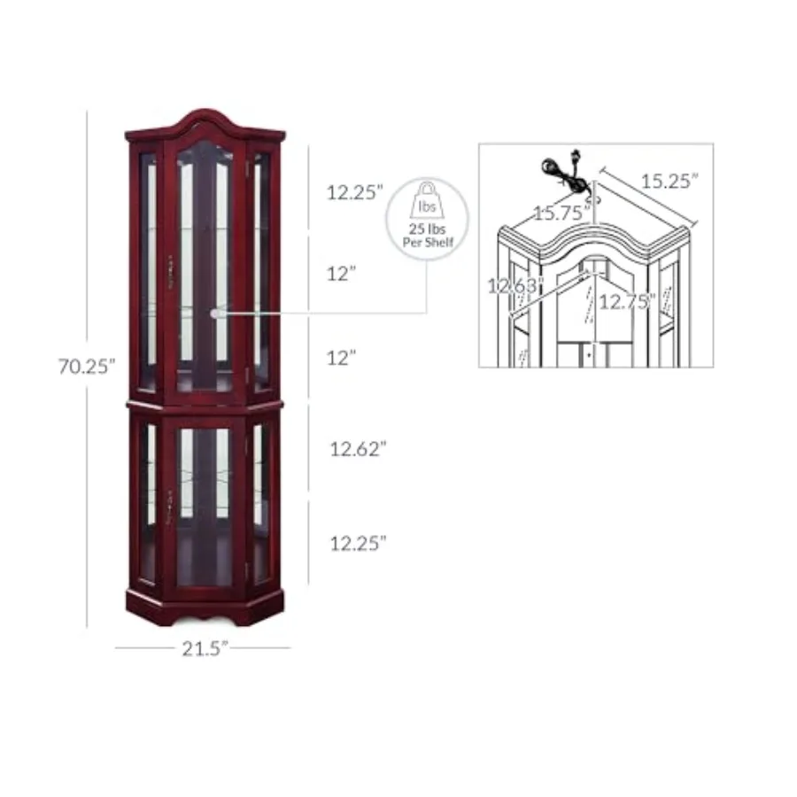 Mueble de exhibición de esquin - Storage & Organization reseña y precio