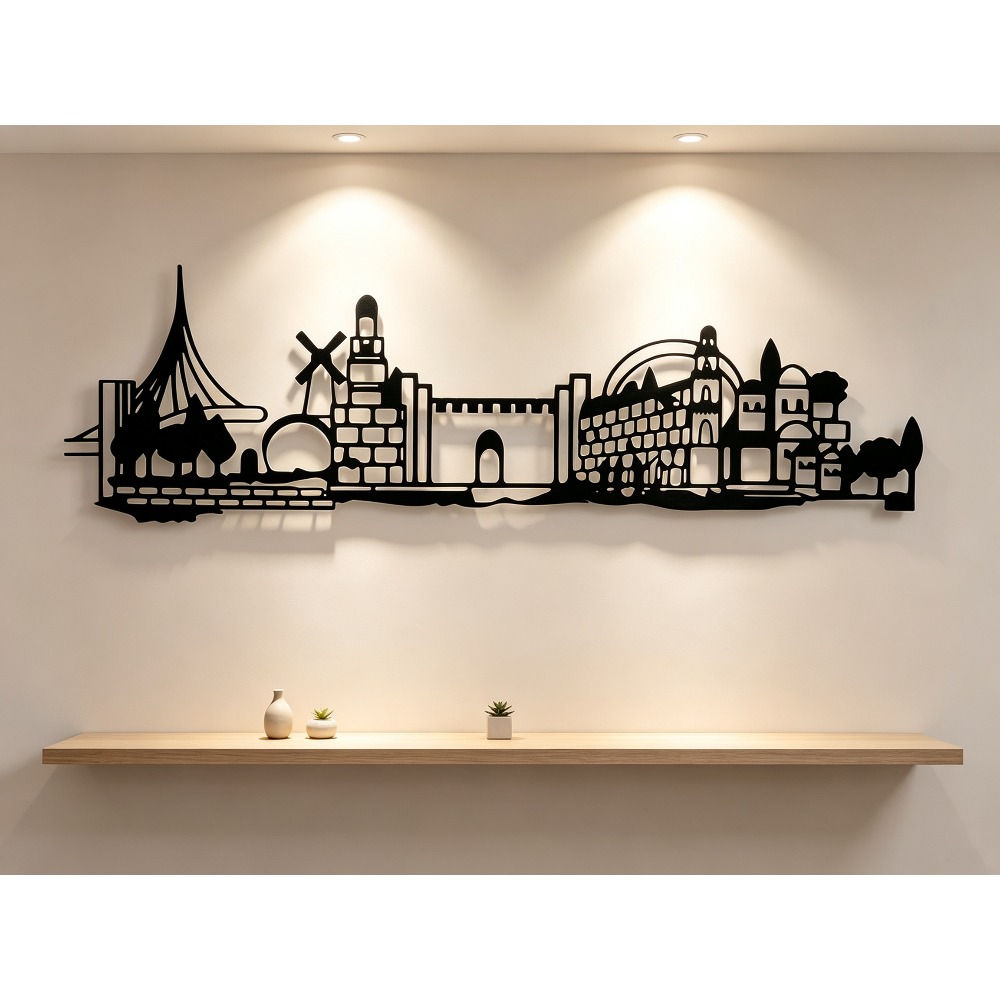CIFBUY Arte de pared de metal, - Home Decor reseña y precio