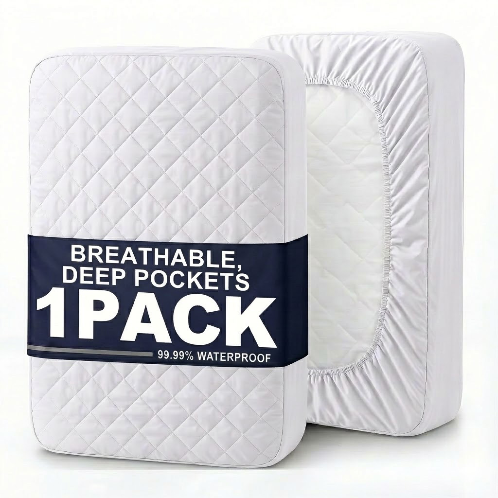 1 sábana ajustable moderna, su - Waterproof Mattress Protector Breathable reseña y precio