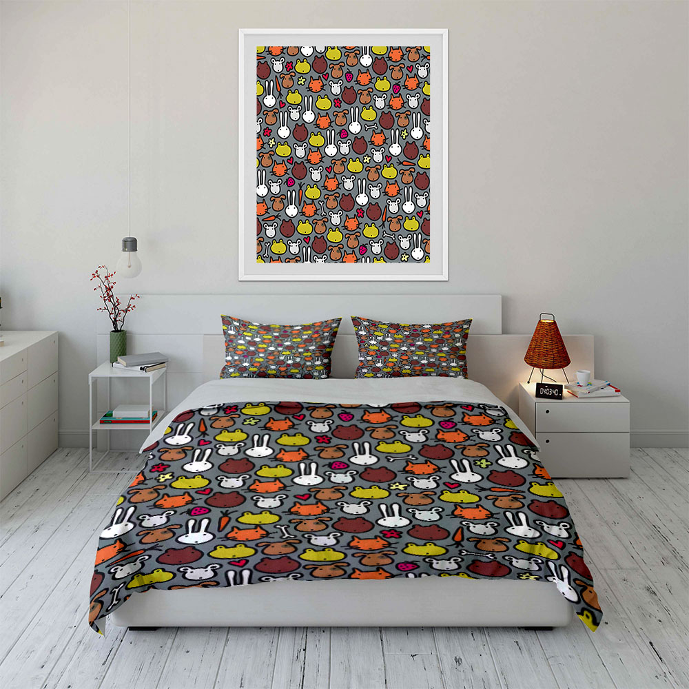 Juego de funda nórdica con est - Duvet Cover Sets With Zipper reseña y precio