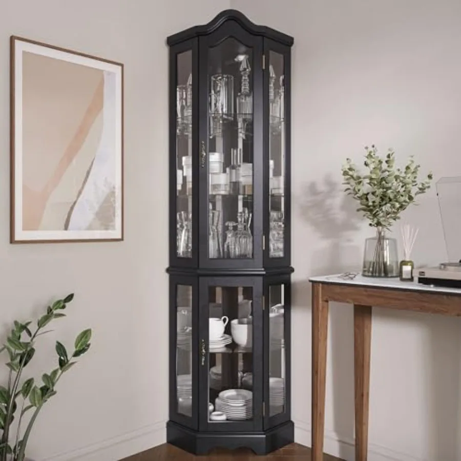 Vitrina de cristal con ilumina - Kitchen reseña y precio