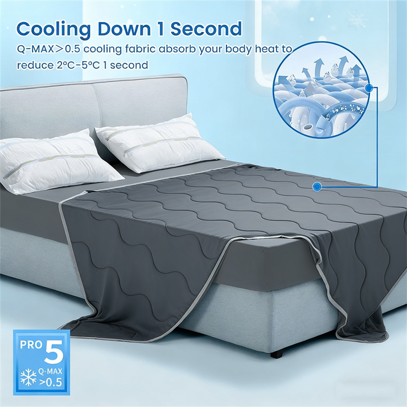 Manta Refrigerante Suave de Gr - Cooling Blanket Hot Sleepers reseña y precio